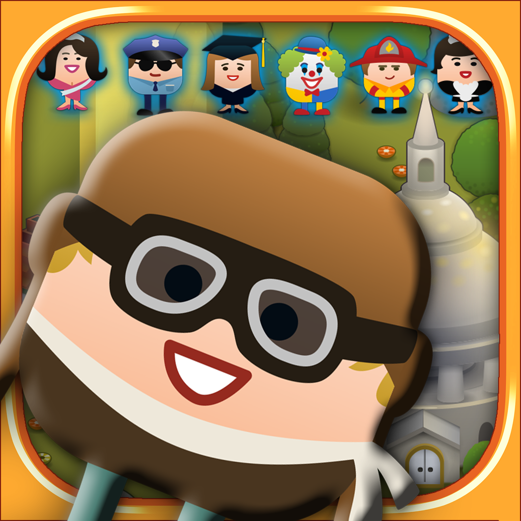 Tiny Town Match Three - Match Tiny Towners to Win in this Puzzle City Game for Kids icon