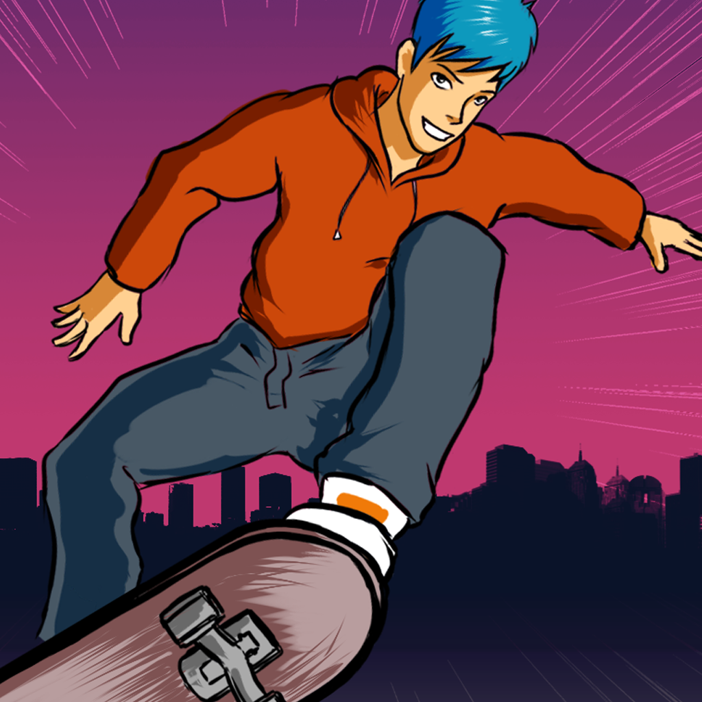 Extreme Skateboard - Kick Flip and Grind Free icon