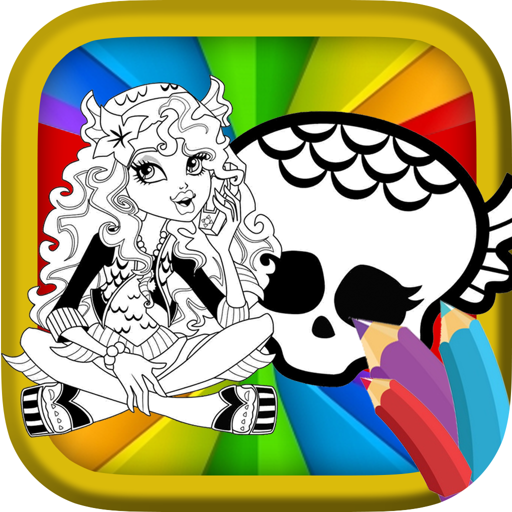 Coloriages pour fans de Monster High FREE icon