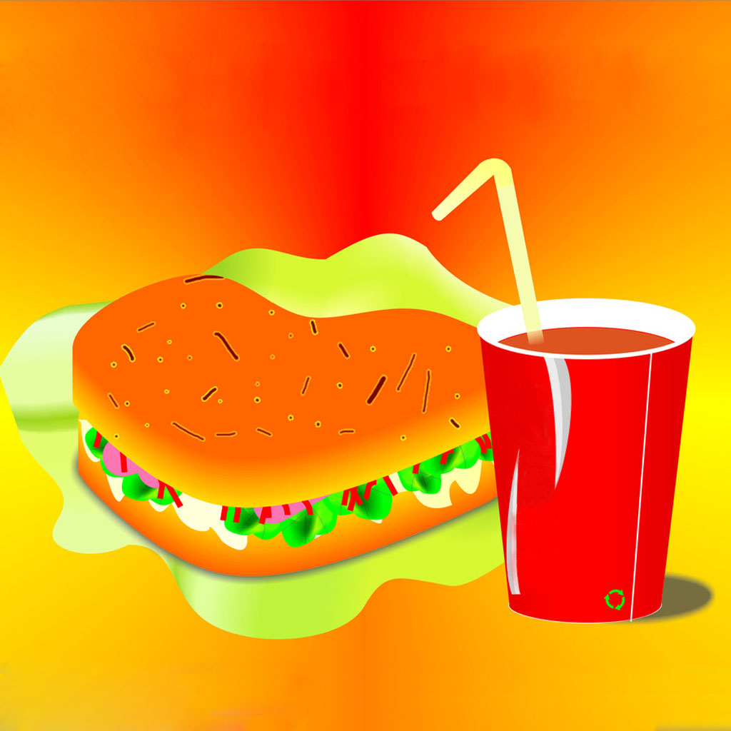 Cool Burger for Cute Kid - Games App with Trophy and Ranking Apps icon