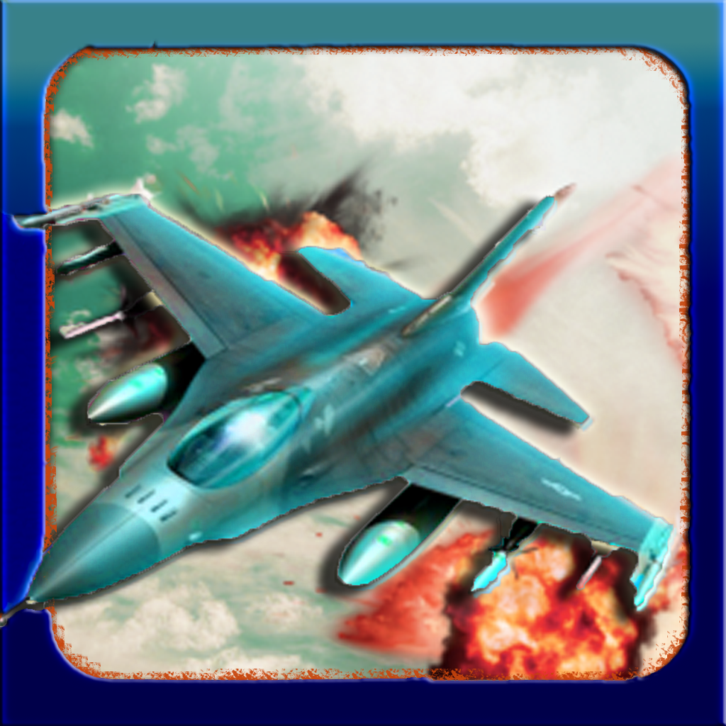 A modern airmilitary spitfighter zoombie:fight against the terrorist aircraft icon