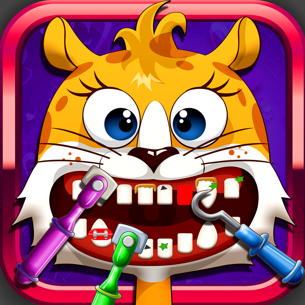 Awesome Animal Pet Dentist Make-up-over Free - Fun Kids Games for boys and girls icon