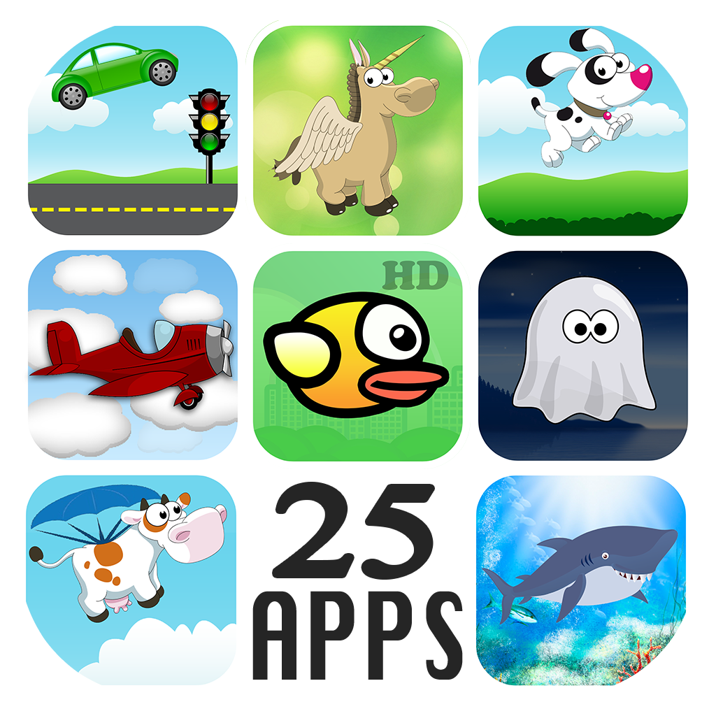 25 Flappy Games : 25 In 1