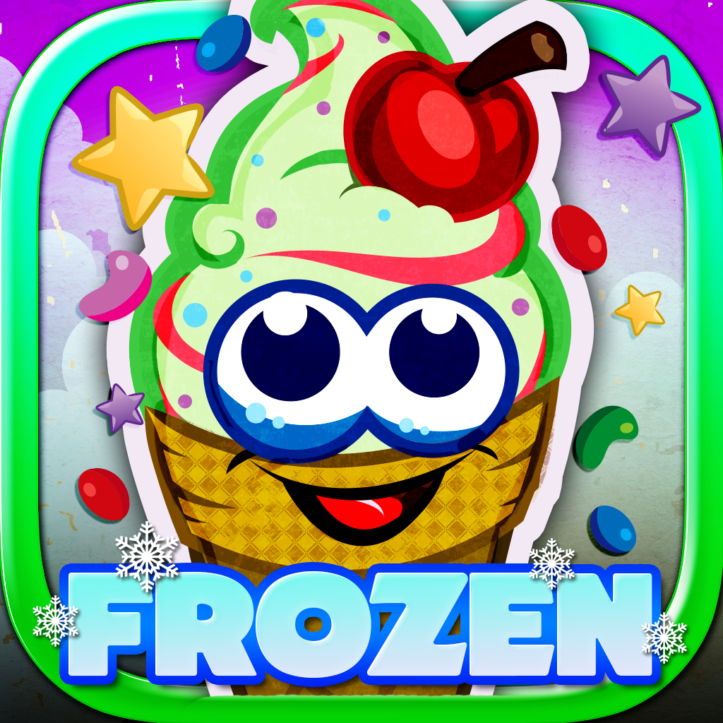 A Frozen Ice-cream Treats Maker Game-Decoration Game For Girls and Boys