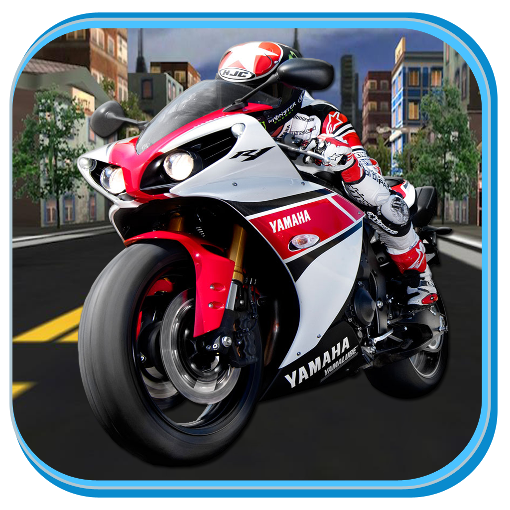 3D Motor Bike -Real Driving Simulator Drag Racing Game icon