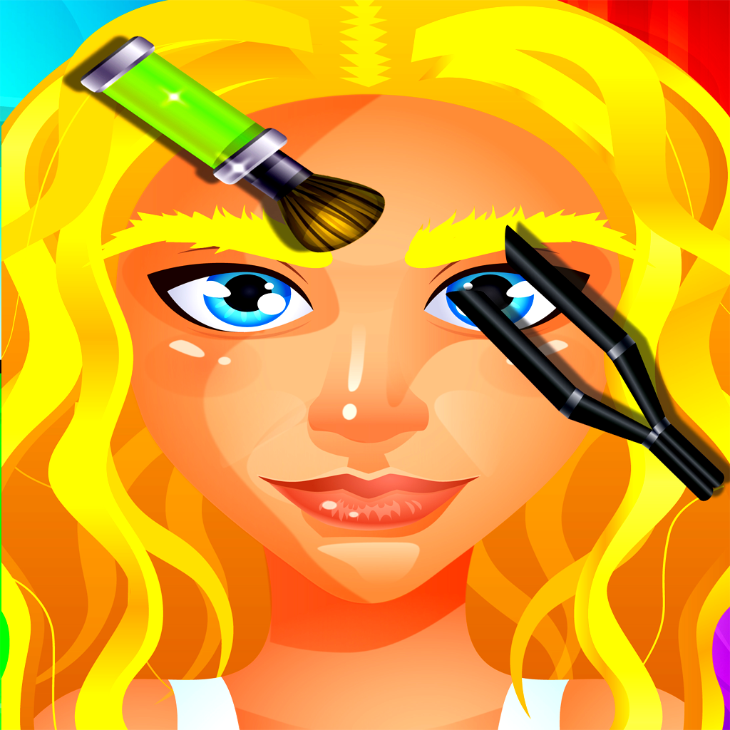 Awesome Princess Eyebrow Salon Free – Superstar Fashion Makeover Games for Girls