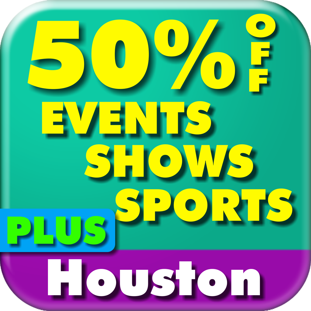 50% Off Houston Shows, Events, Attractions, & Sports Guide Plus by Wonderiffic ® icon