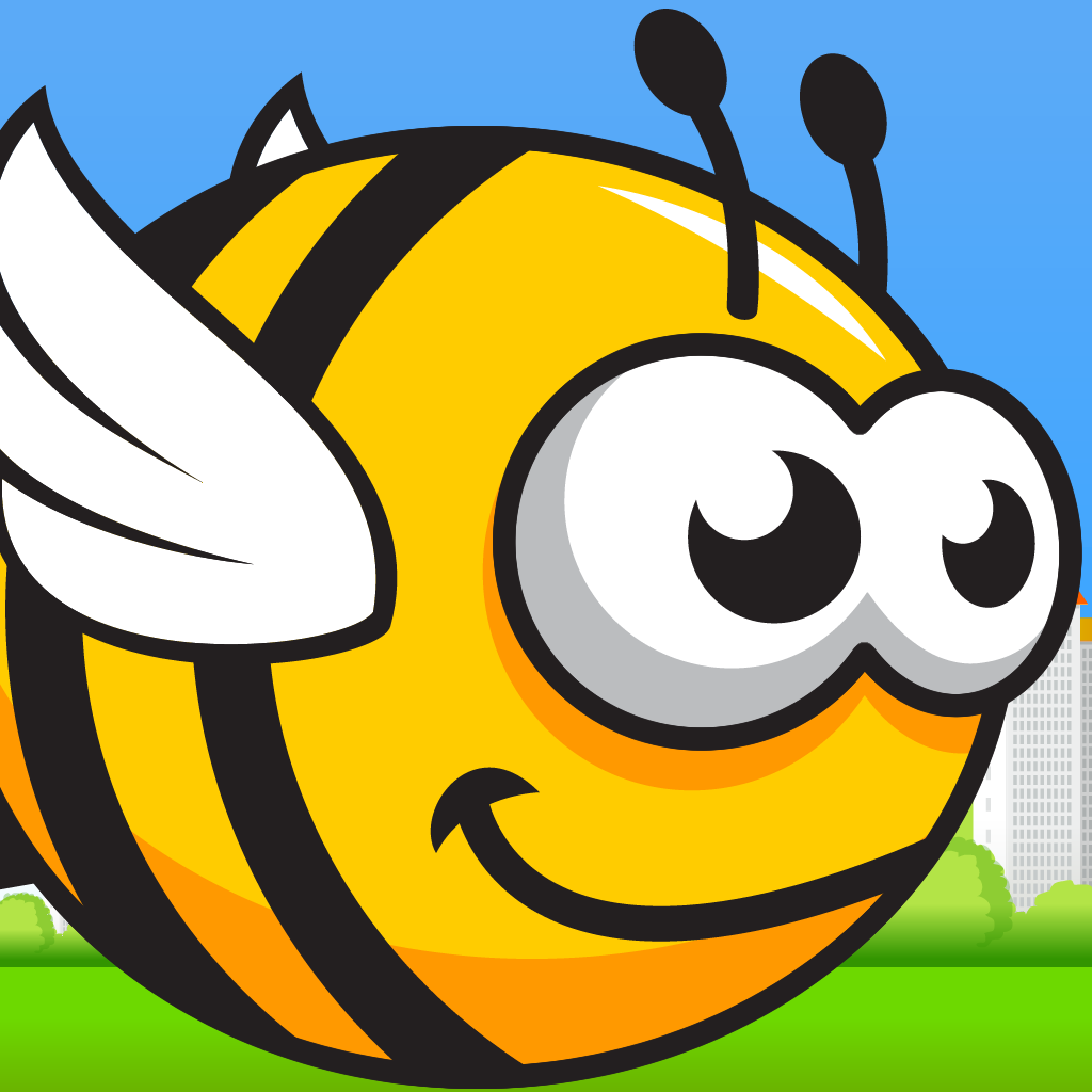 Impossible Speedy Bee - Tough buzzing critter floating game