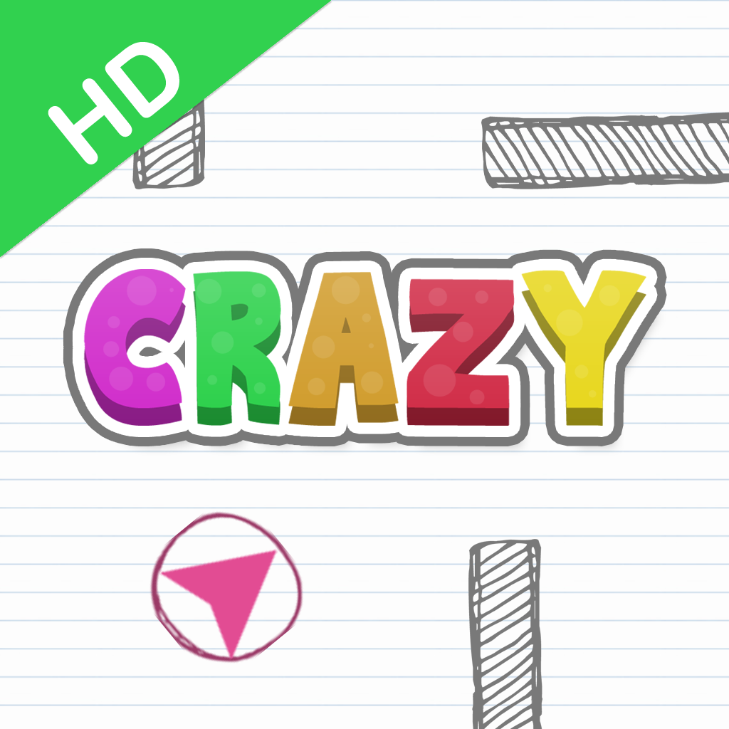Crazy Lines - Funny Line Drawing Game for Kids (HD) icon