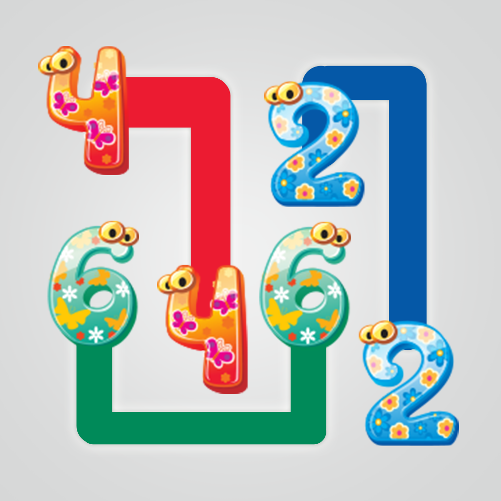 Number Flow Puzzle - A Free Game to Connect and Match the Pairs