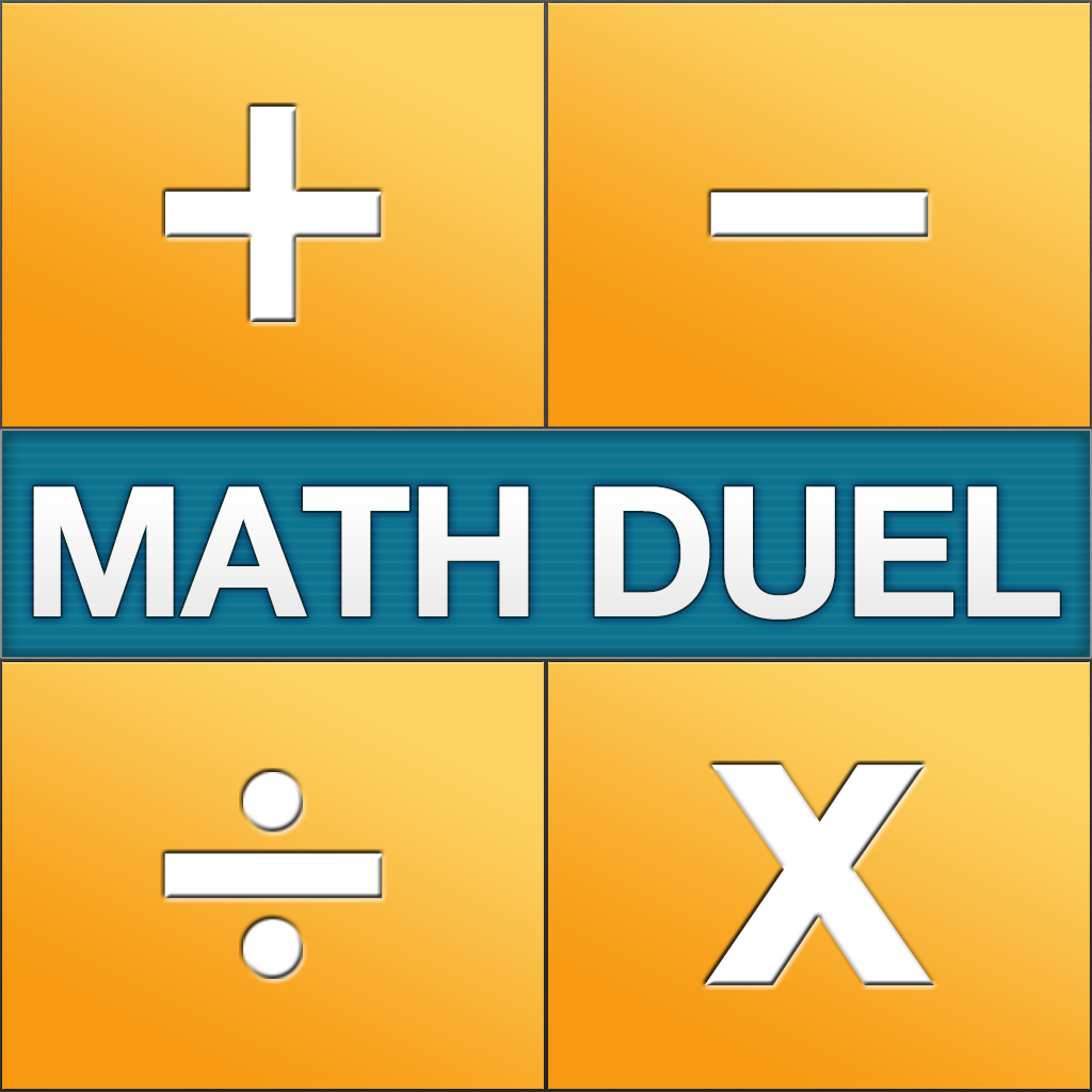 Math Duel - 2 Player Mathematical Game for Teen and Adult Brain Training.