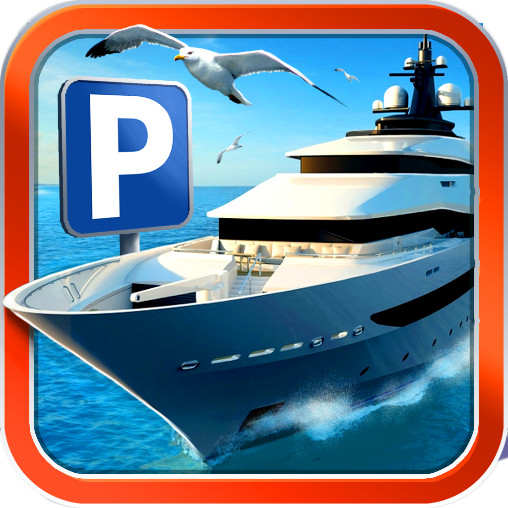 3D Boat Parking Simulator Game - Real Sailing Driving Test Run Marina Park Sim Games icon