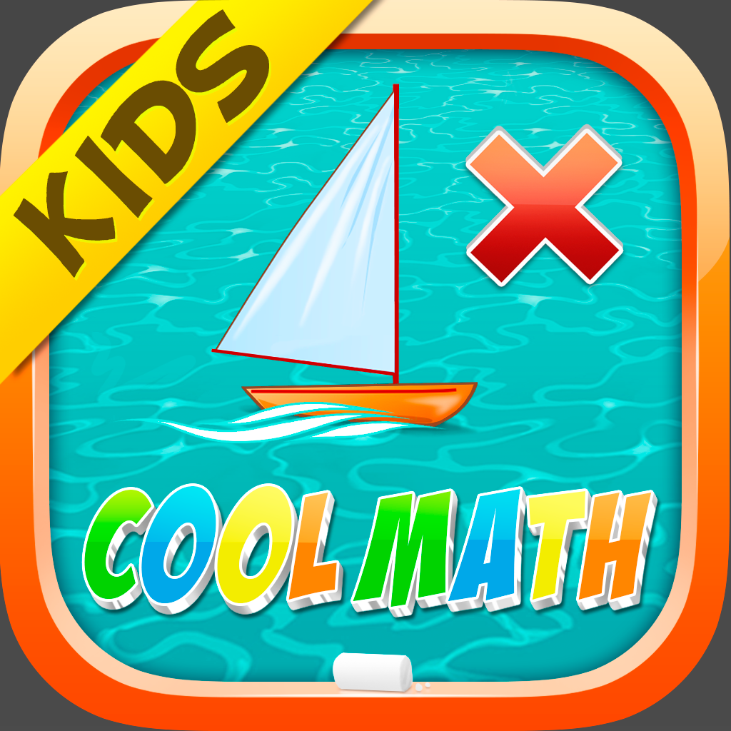 Sailboat Math Race - Multiplication for kids icon