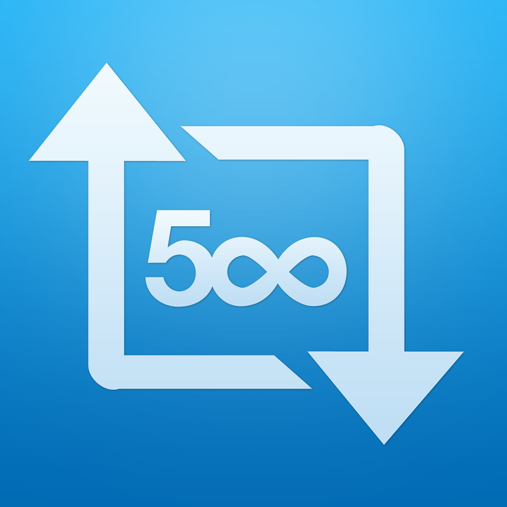 Downloader for 500px icon