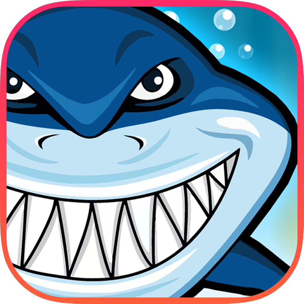 Mike the Hungry Shark - Dash this mighty whale full with evil fish!