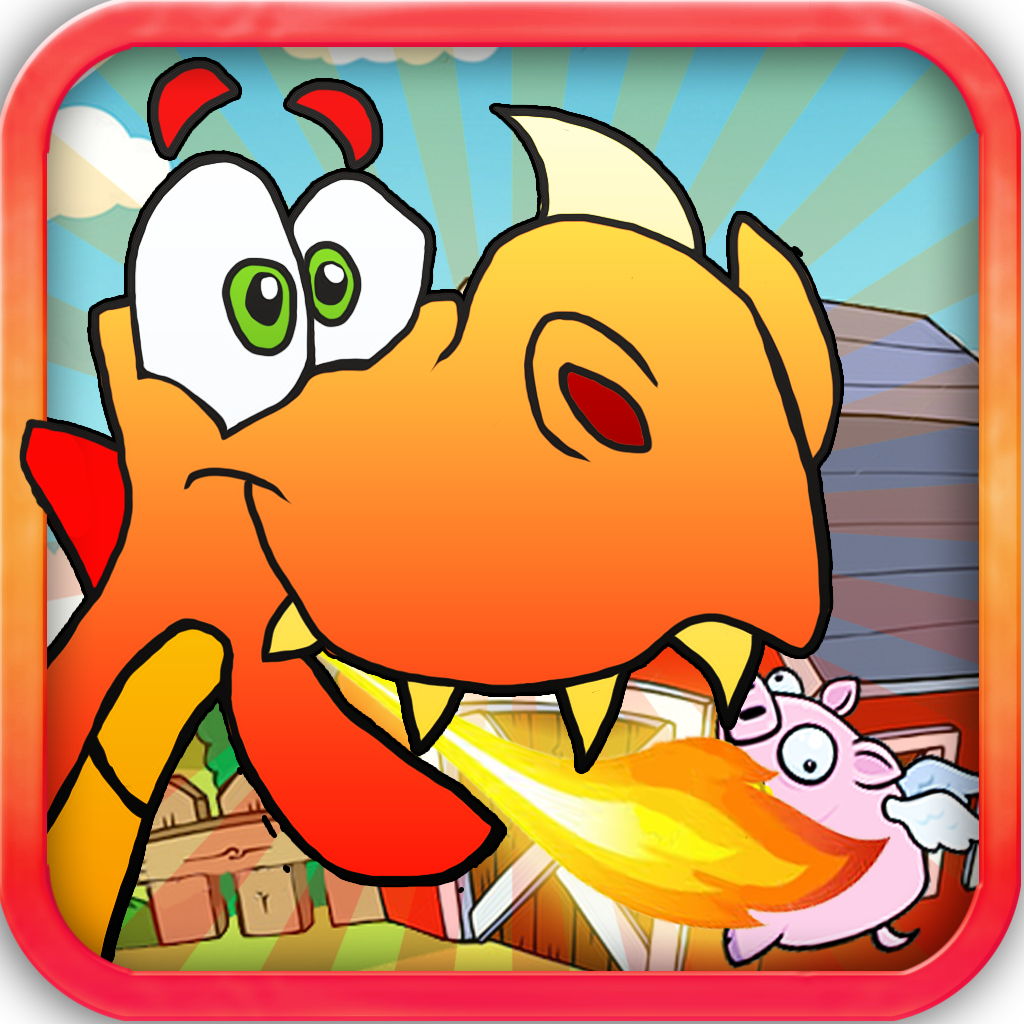 Flying Dragon- Farm Animals Attack icon