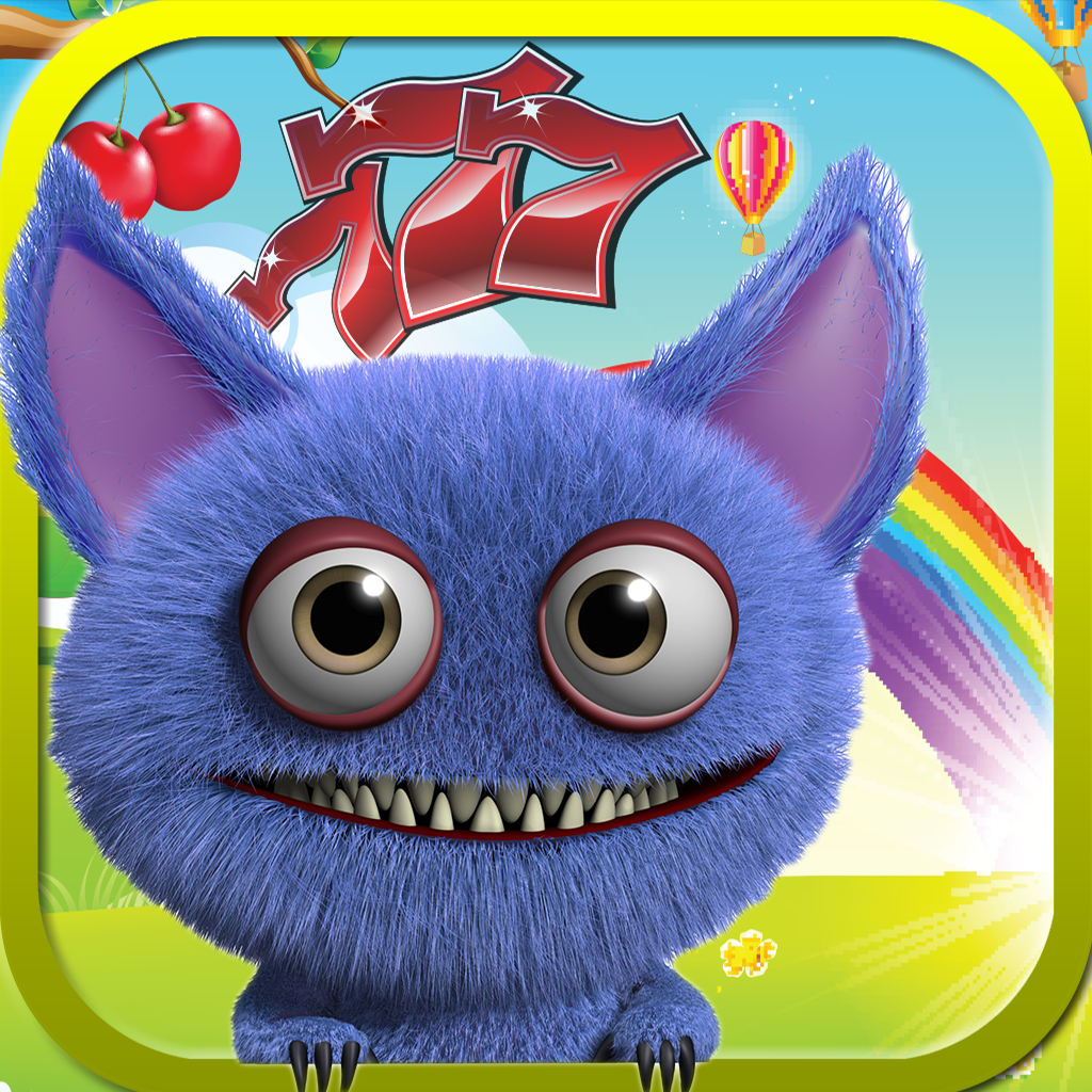 Crazy Monster Slots Pro - Cute Furry Casino Simulation Game