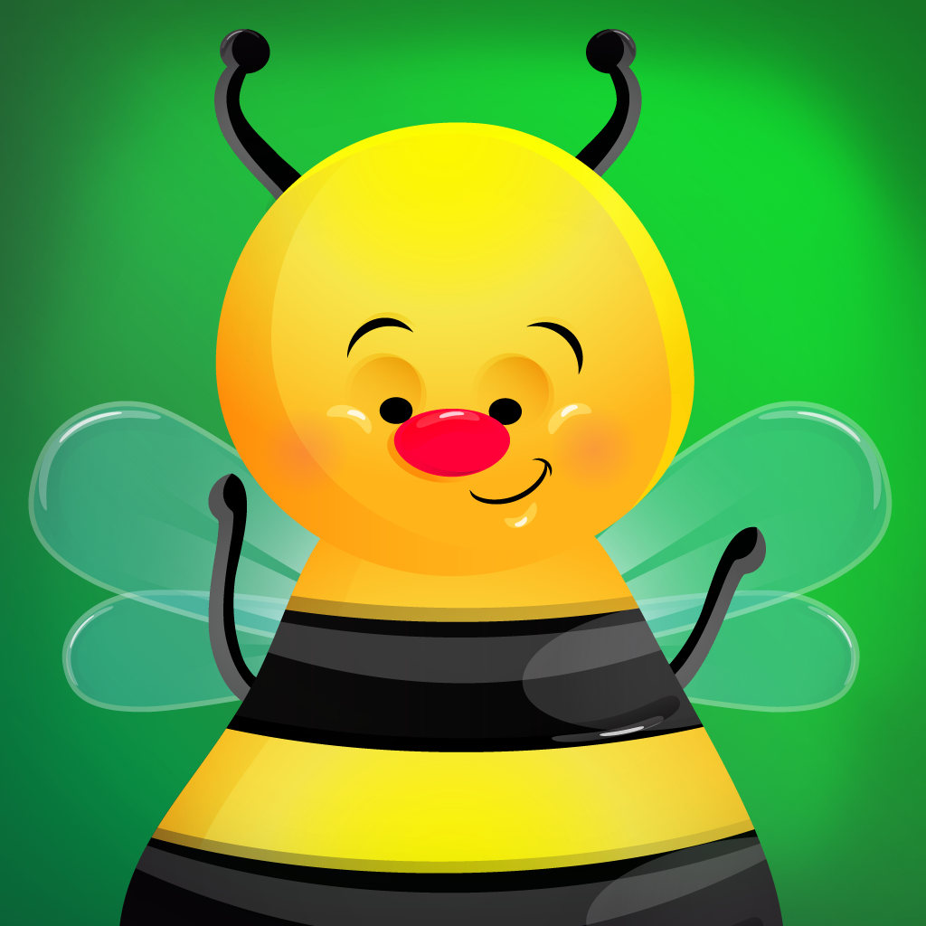 Save the dizzy busy bee - don't let the tiny bee fall! tap the flowers icon