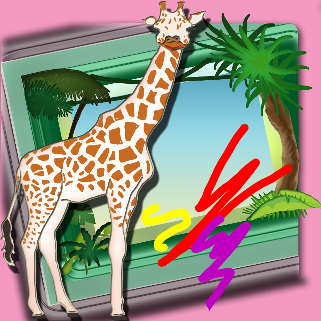 Wild Draw - Wild Animals Educational Fun Paint Drawing Game icon