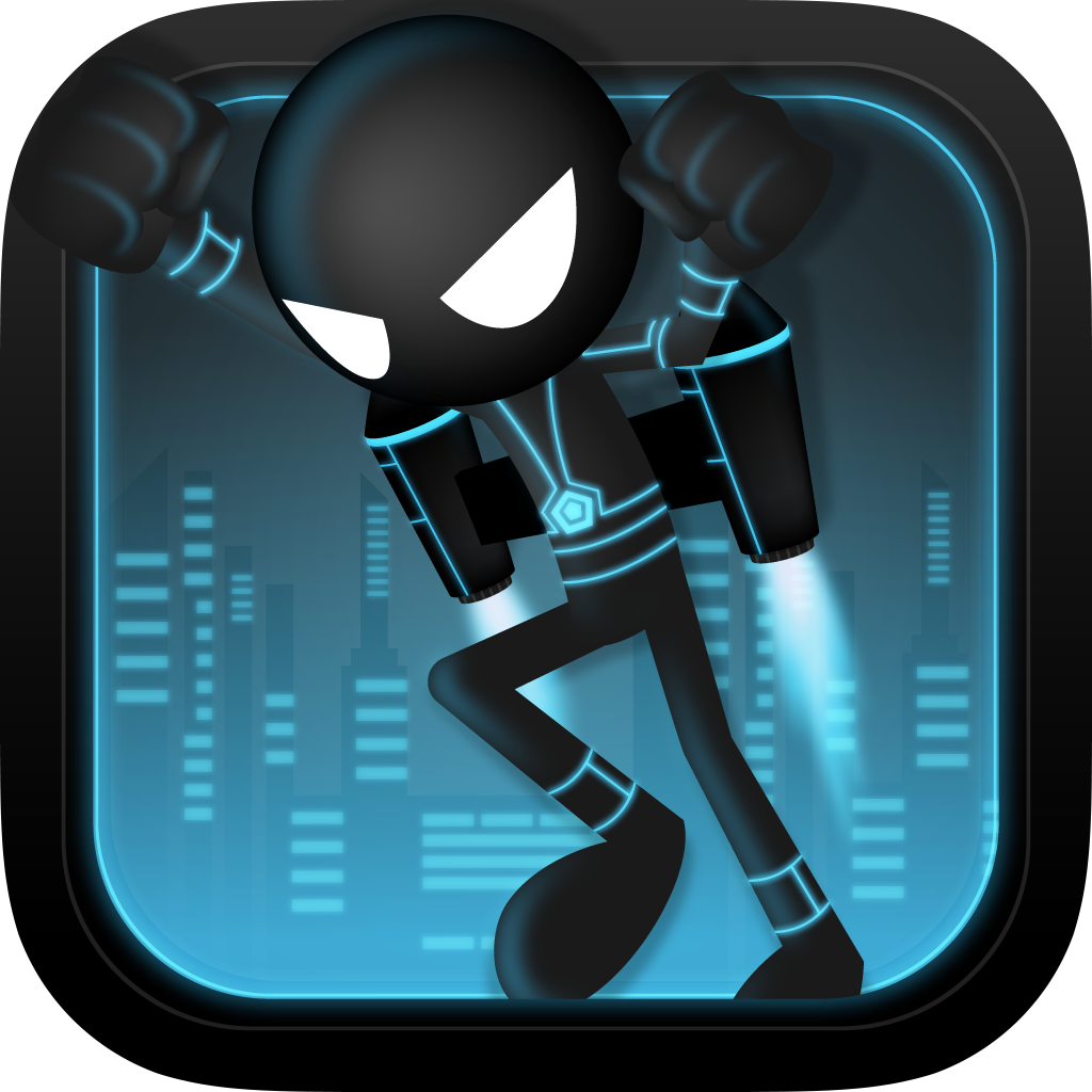 Anti Gravity Stickman Run PRO - Full Zero Gravity Version icon
