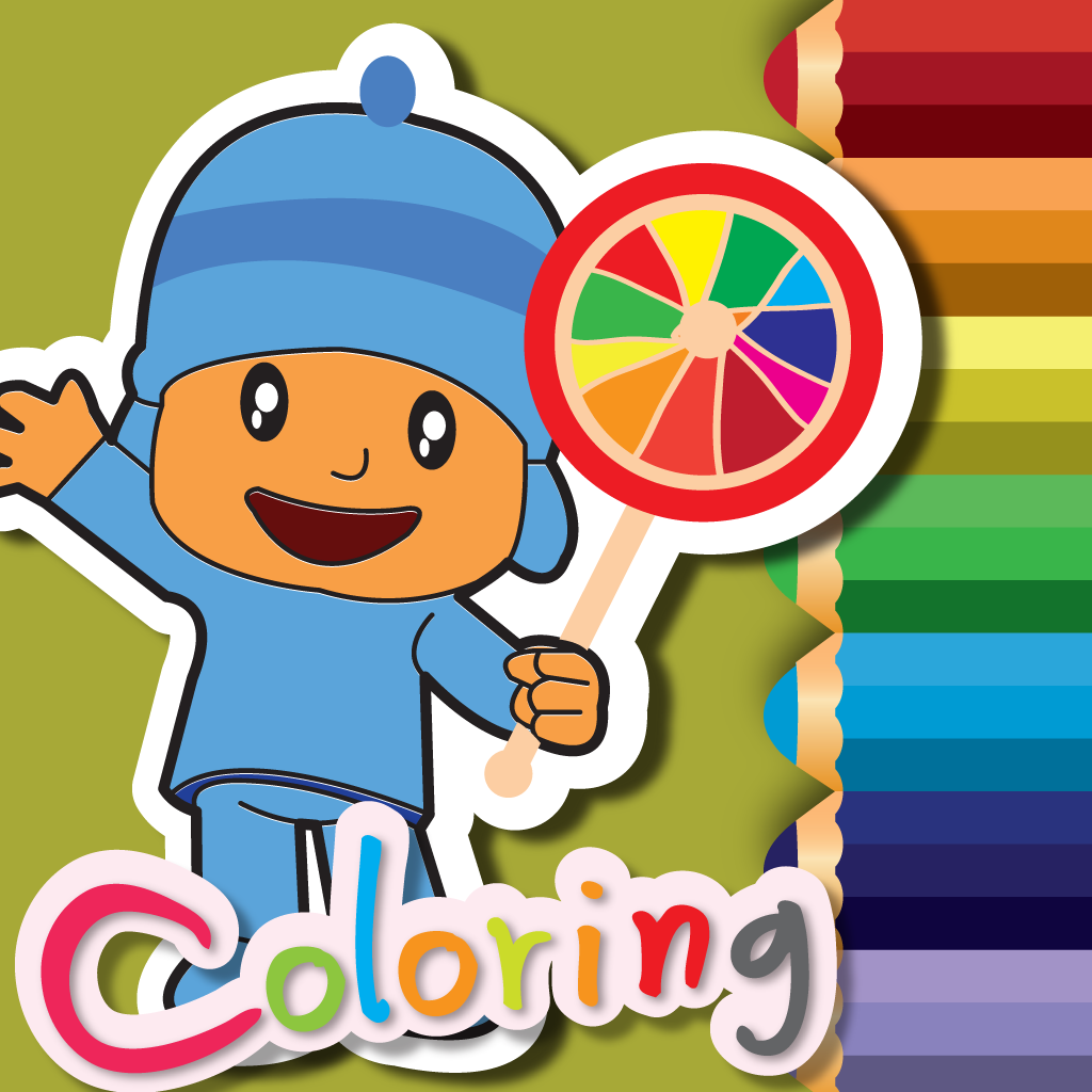 Coloring Book for Pocoyo and Friends