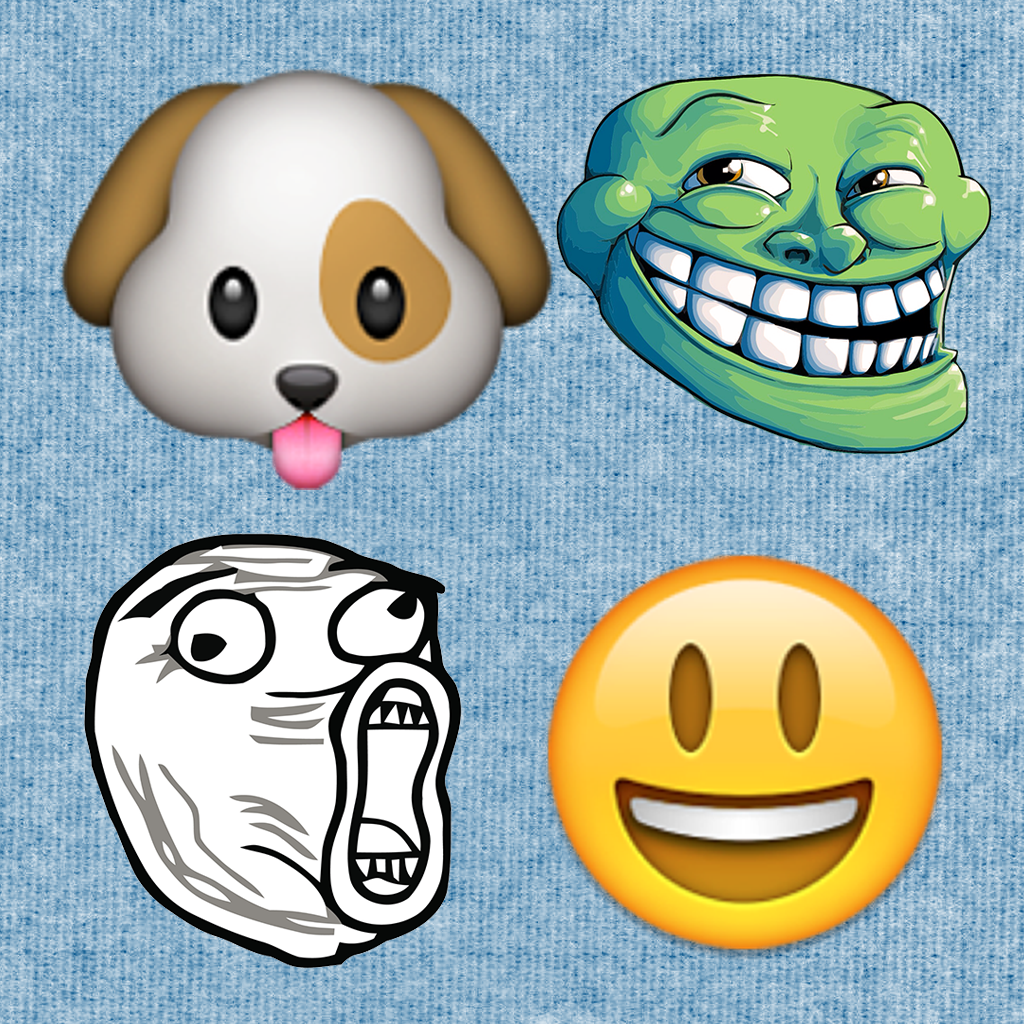 Emoji And Rage Face Meme Stickers For Texting And Posting