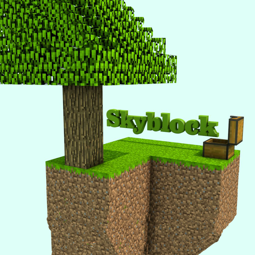 SkyBlock- Sky Hunting Mini Survival Game in 3D Blocks icon