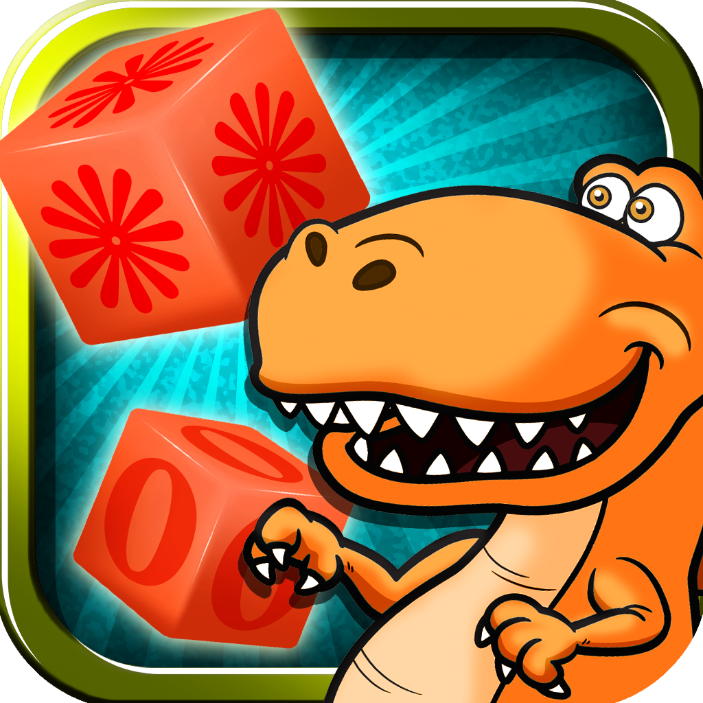 Crazy Dinosaur Kids Block Match Puzzle Rush Game icon