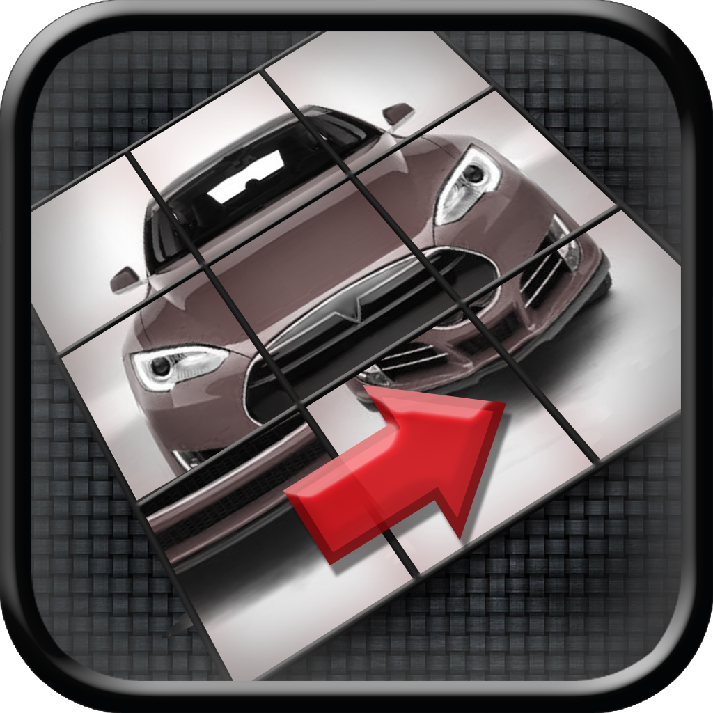 Slider Puzzle Cars Game HD icon