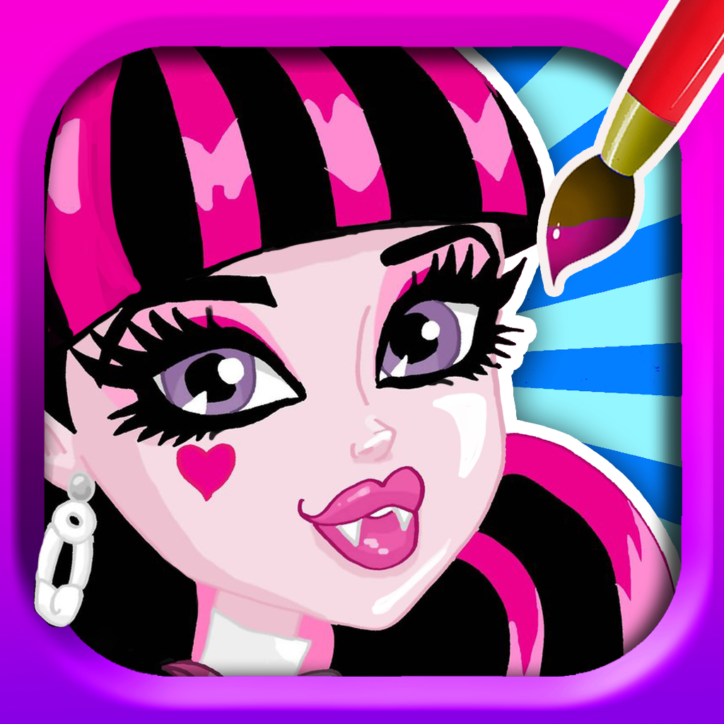 Coloring Fashion for Monster High
