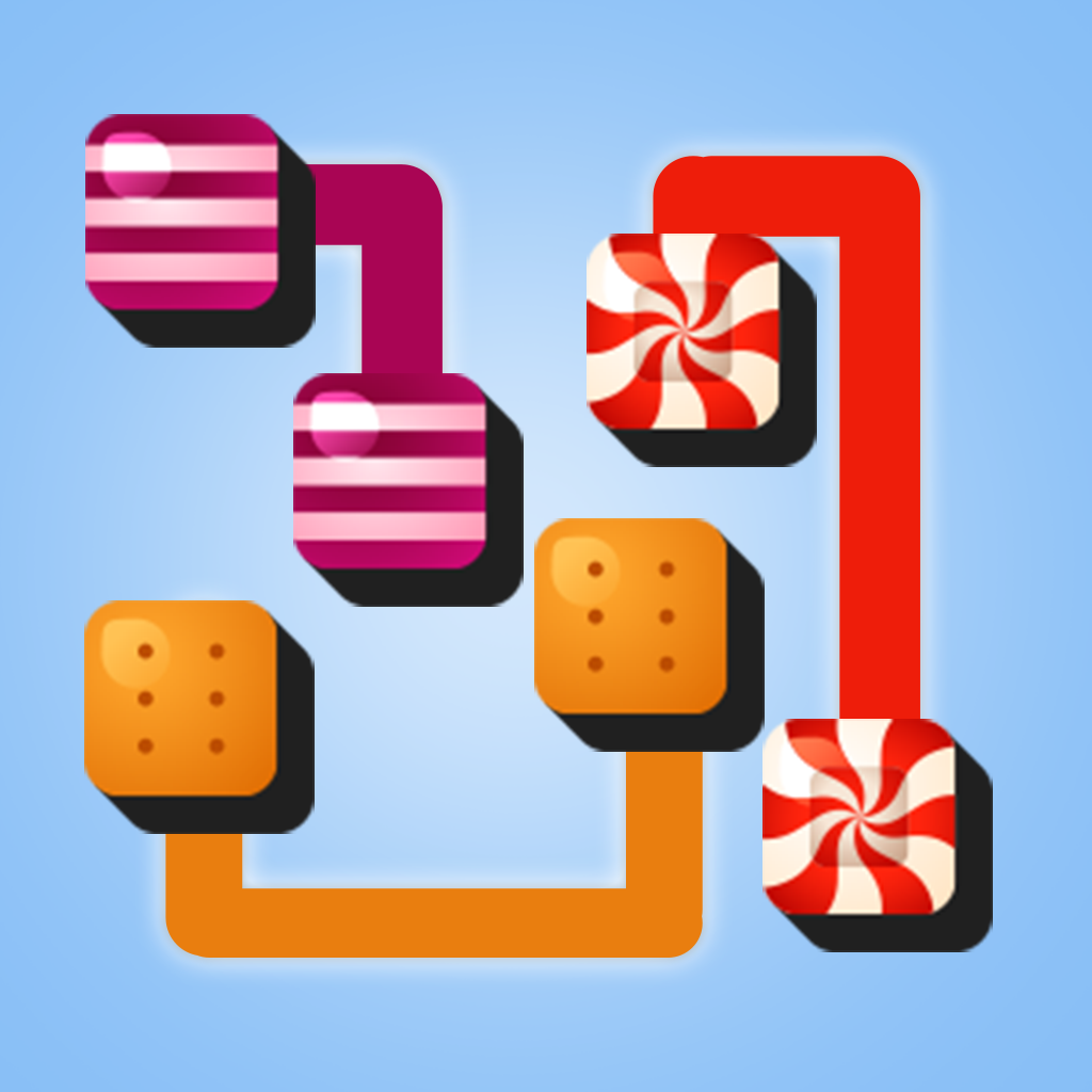 Candy Flow Puzzle - Free Brain Game to Match and Connect Candy Pairs icon