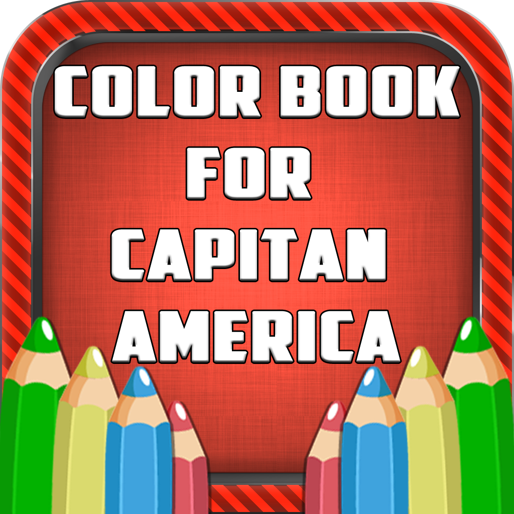 Color Book for Captain America Avenger