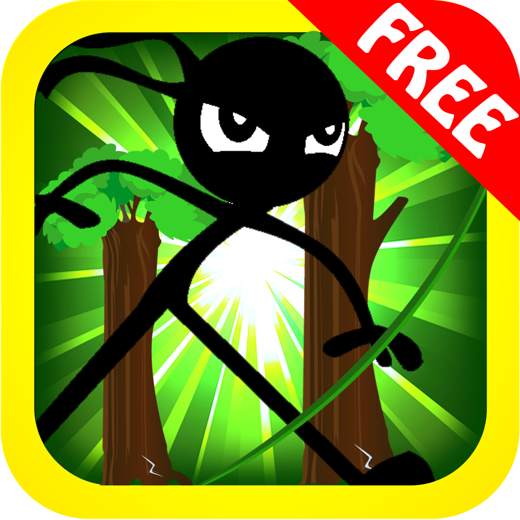 Stickman Rope n Swing – Fly High Free icon