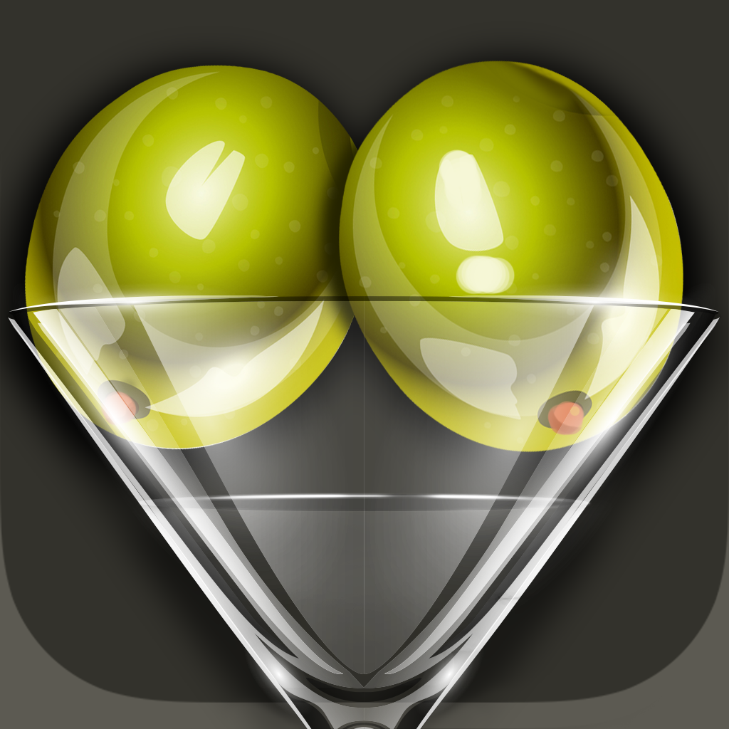 Cocktail Party - Throw olives into a glass icon