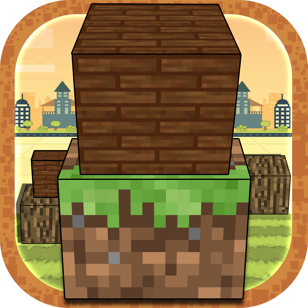A Building Block World Tower Builder - Cool Pixel Cube Stacker FREE