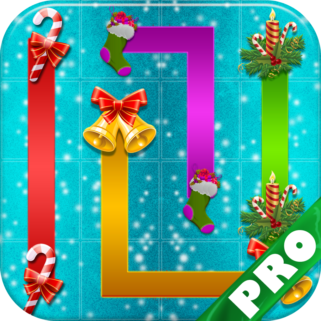 Holiday Santa Snow Flow PRO - The Logic Christmas Game icon