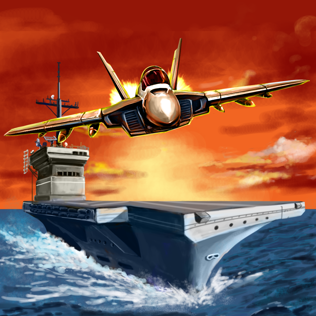 3D Battleship Parking - Navy Boat Jet Fighter Carrier Landing Simulator Games icon