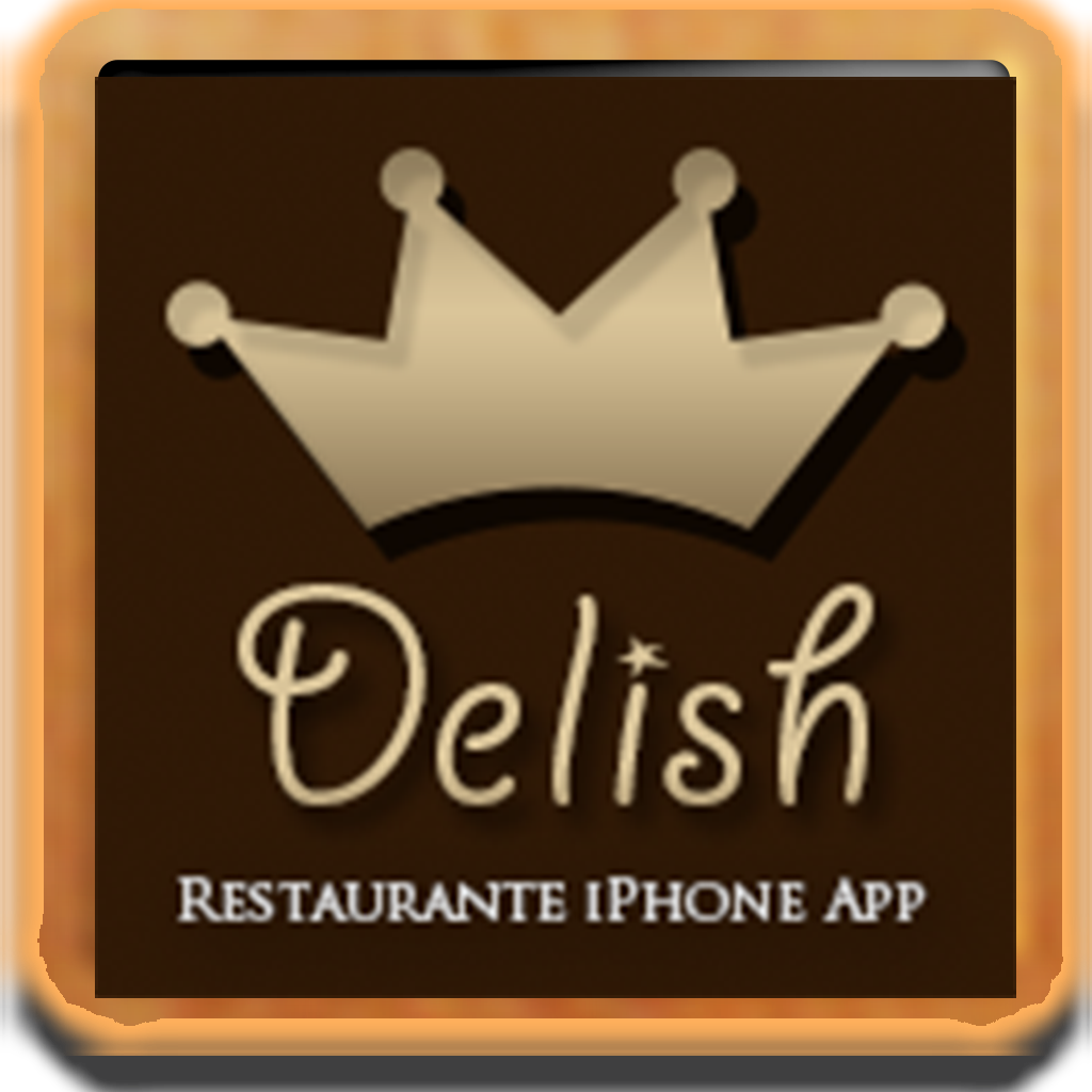 Delish Restaurante iPhone App icon