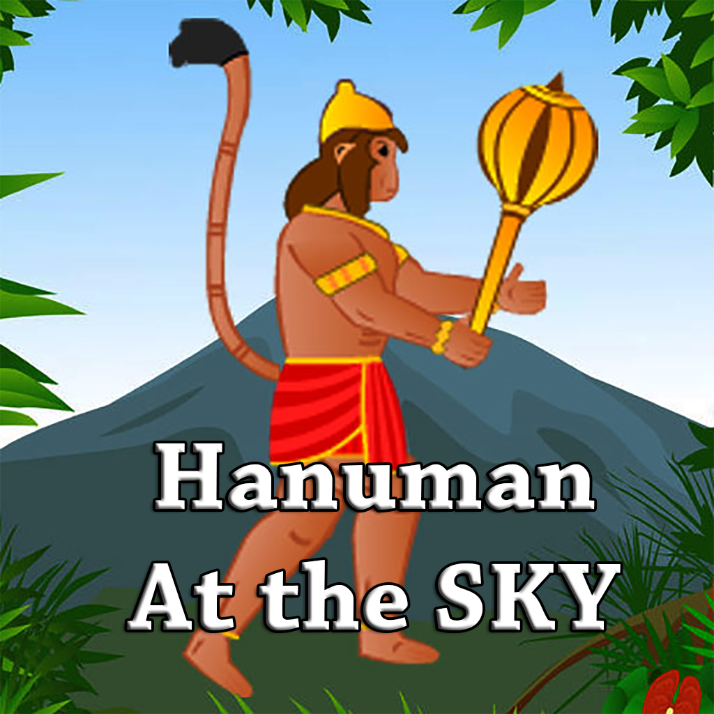 Hanuman at the sky