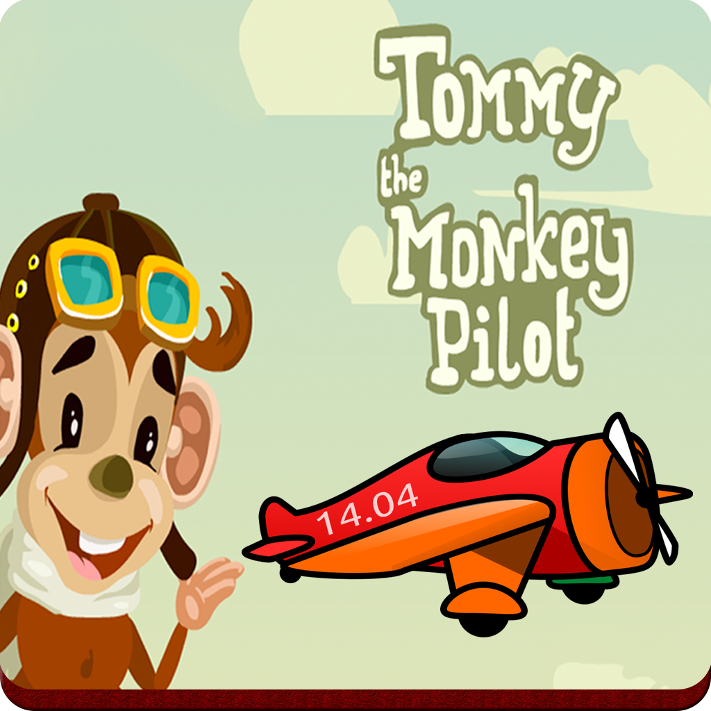 Tommy The Monkey Pilot - Kids Games icon