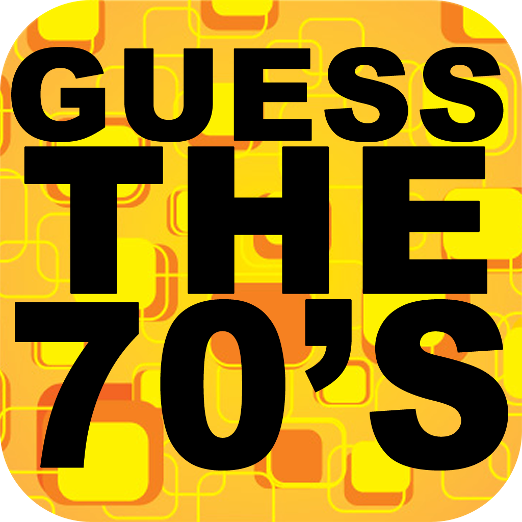 Guess the 70's Pic Reveal retro tile Game icon