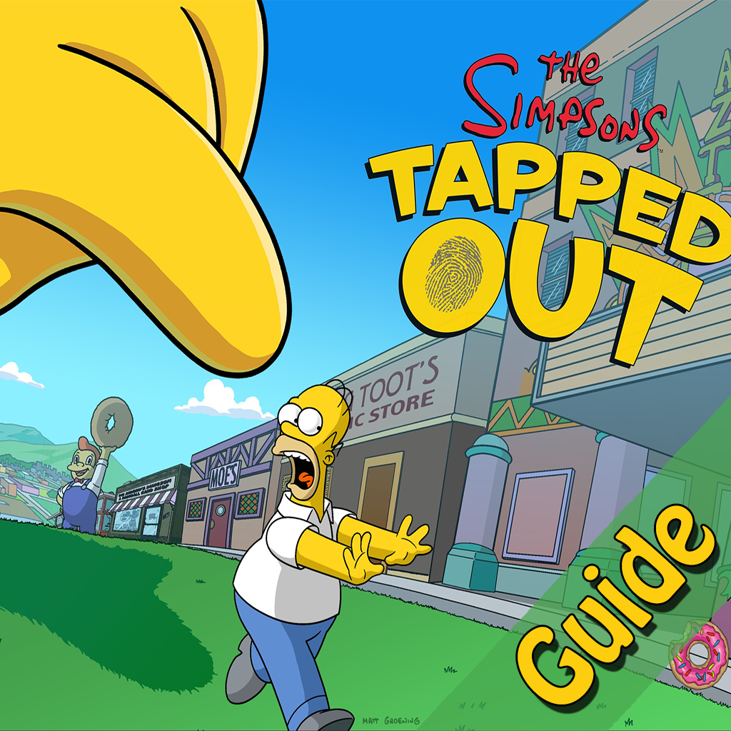 Tips+Guide for The Simpsons Tapped Out - Donut Hack,Update,Friends, Quests,Tips icon
