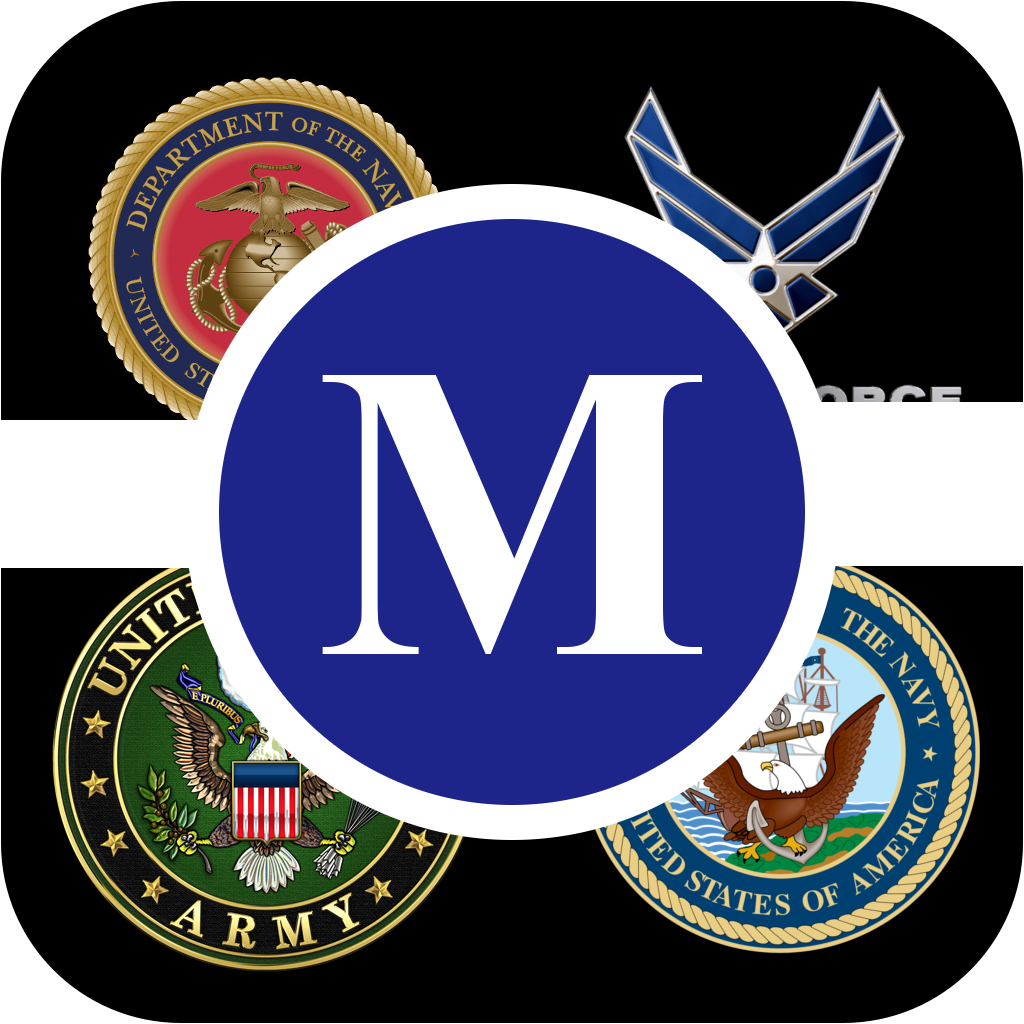 Military Monograms - DIY Personalized Wallpapers for USMC, United States Army, Air Force, Navy, and Marines