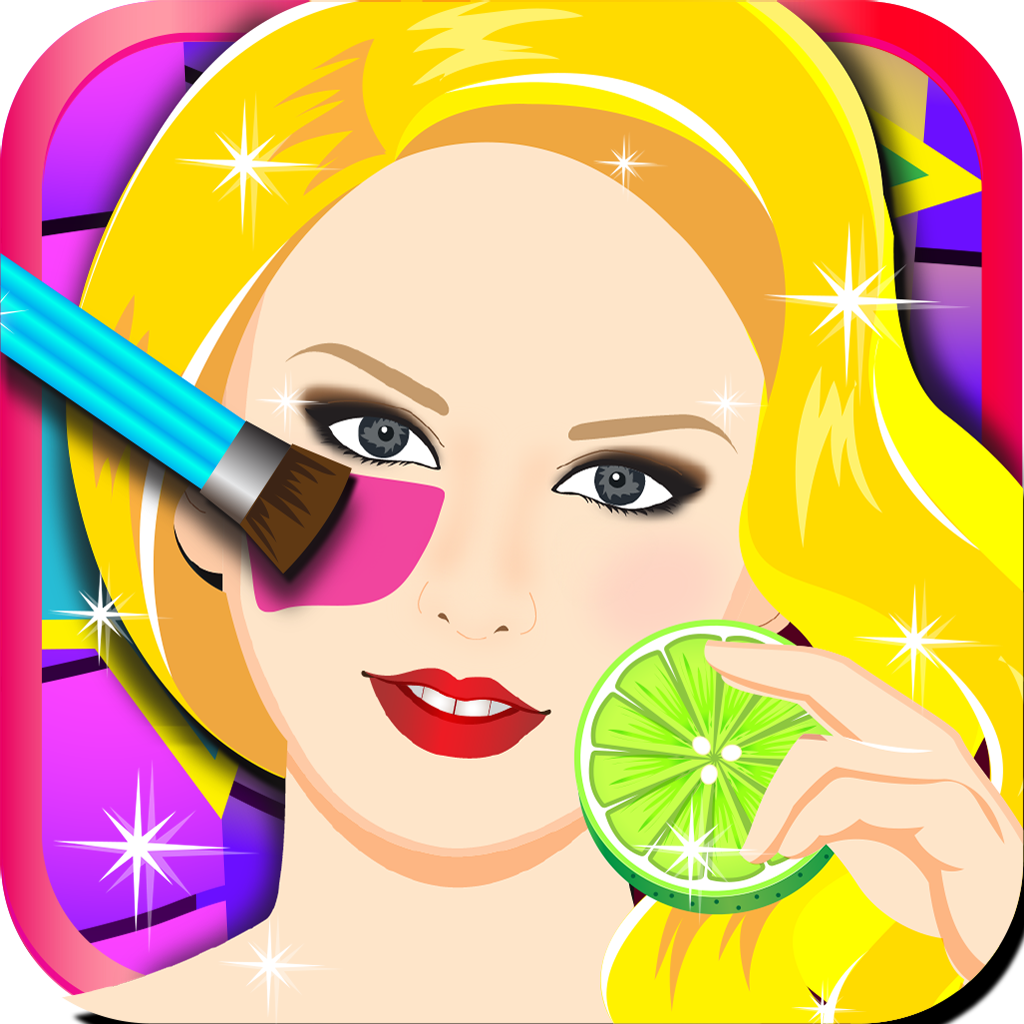 Celebrity Movie-Star Pop-Star Facial Make-overs - Free Kids Games For Girls icon