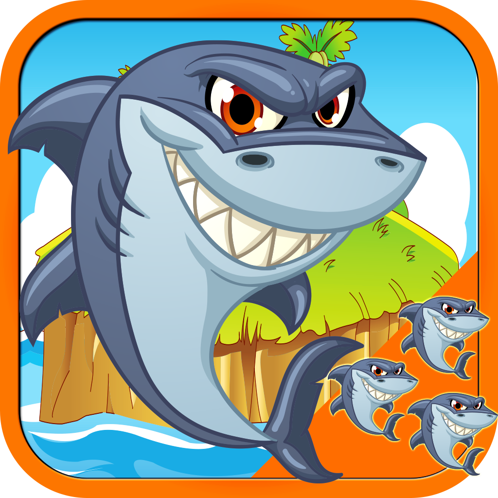Hungry Shark Attack Multiplayer Pro: Eating little and tiny fish icon