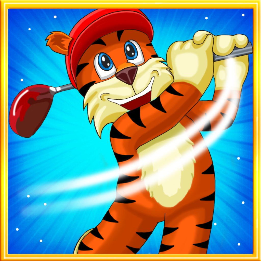 Tiger Golf - Cute Golf Ball Juggling Game - Kid Friendly