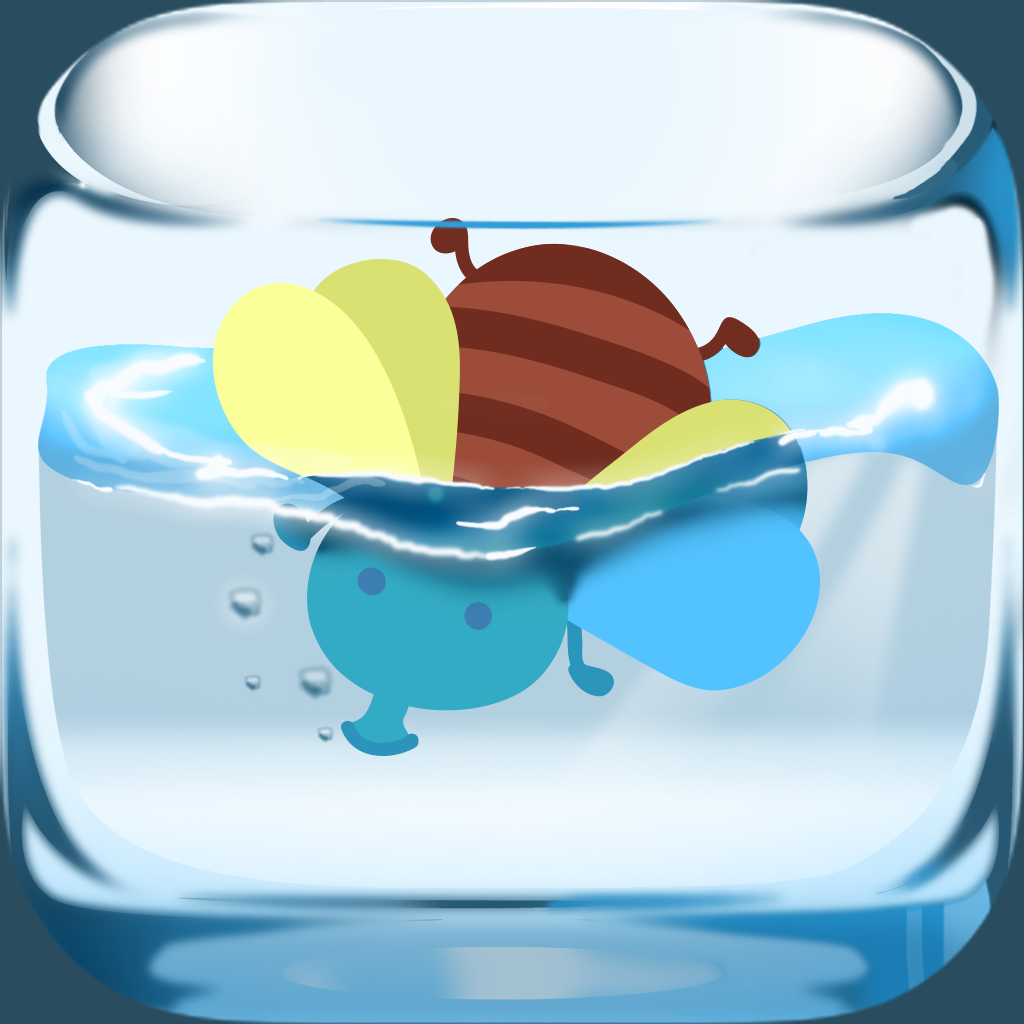 Water Bug - Smash the insects out your glass! icon