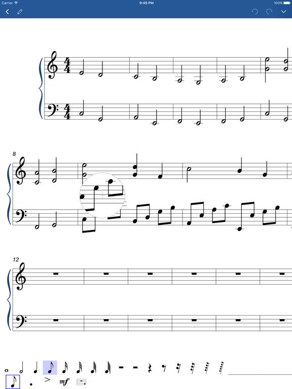 Crescendo Music Notation Software