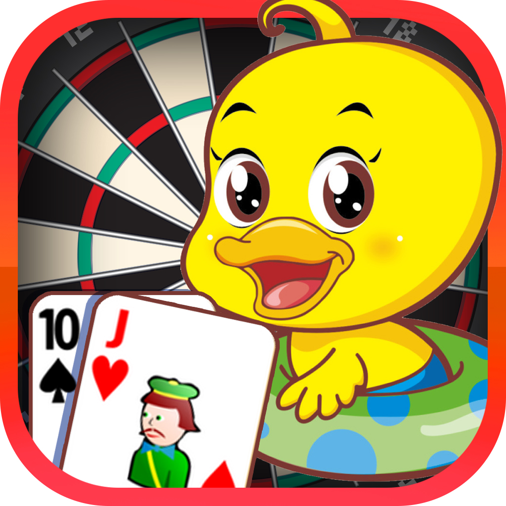 A Lucky Duck Poker Cards - Video Jackpot Casino with Wild Deuces and Spades