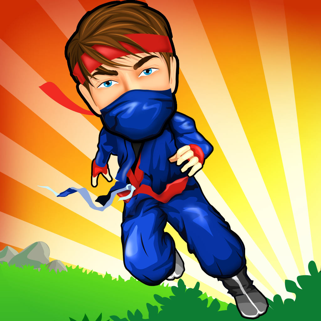 3D Ninja Hero Run & Real Racing - running treasure race dash for kids (boys & girls) icon